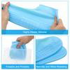 Silicone WaterProof Shoe Covers Zipper Shoe Protector  Reusable Non-Slip Rain Boot Overshoes Walking Shoes  for Men Women