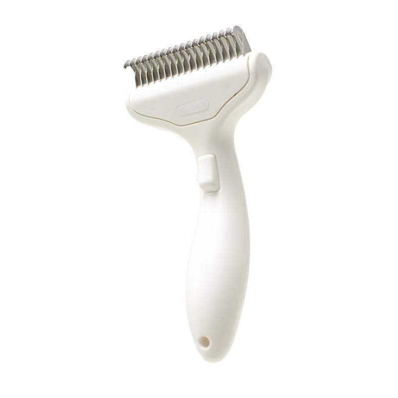 

1 Pcs Floating Stainless Steel Dog Hair Removal Brush For Long Hair Breeds Puppy Cat Comb Pet Grooming Products Curved Design A1
