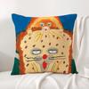 Book BBread Thief Cute Cushion Cover Natural Linen Organic Fabric DoubleSided Printing Sofa Home Decor Breathable Bed Pillow