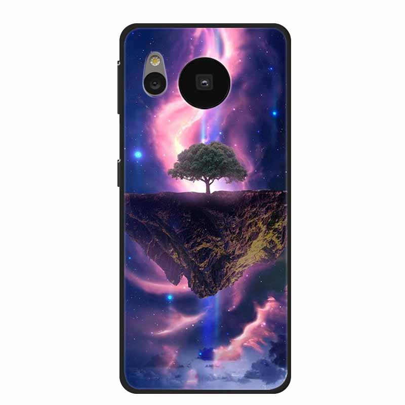 Per Custodia Sharp Aquos Sense 8 Cover Telefono Sense8 Silicone Nero Morbida Cover Posteriore Custodie Coque