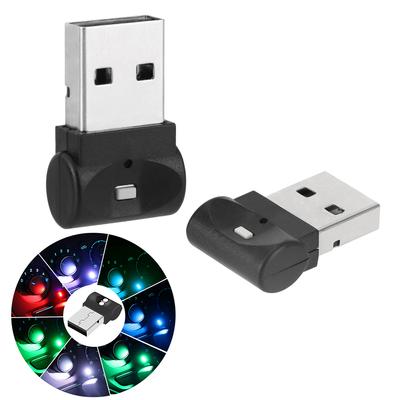 Mini USB Car Foot Light LED Atmosphere Light PC Auto Interior Colorful Decorative Lamp Emergency Lighting Plug And Play