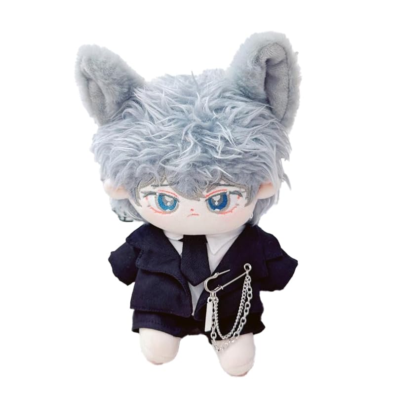 

[Plush Clothes] Suit for stuffed animals [5-piece set including shirt, jacket, pants, tie, and pin] for 20cm, black, g.triger, g-trigger, Oshi-nui,