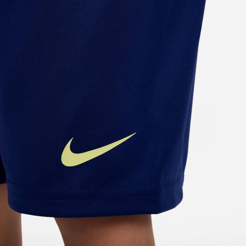 Nike Casual Sports Suit Letter Logo Print Short Sleeve T-Shirt Straight Leg Shorts Kids suit FQ0541-455
