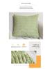 XUAI Corduroy Wheat Grain Backrest Pillowcase - Machine Washable Cover (Insert Not Included)