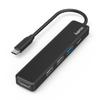 HAMA Hub USB Tipo Puertos USB 1 Puerto USB Tipo 1 Puerto Ultra HD Color Negro USB-C (1/3 A, C, HDMI, 4K)
