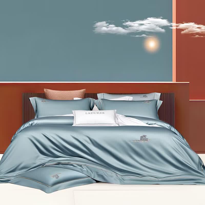 Faunen All-Cotton Embroidered 4-Piece Bedding Set