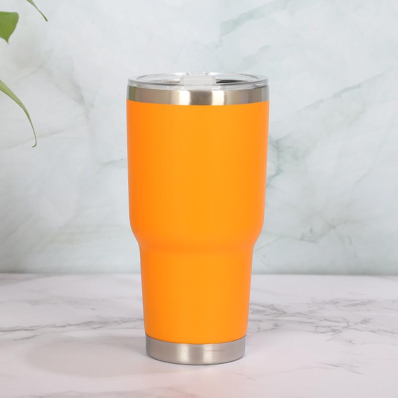 30oz Stainless Steel Double-Layer Thermos Mug for Hot/Cold Beverages