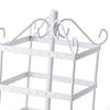 3 Tiers Iron Earring Holder Display Rack Fashionable Multipurpose Jewelry Stand for Desktop