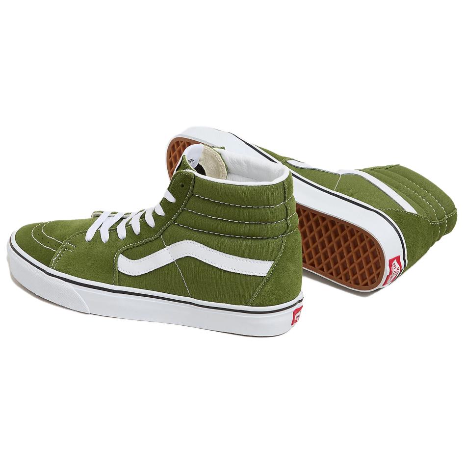 Vans Sk8 Hi Versatile Comfortable Low Top High Top Skate Shoes Unisex Sneaker Green VN000CMXCIB