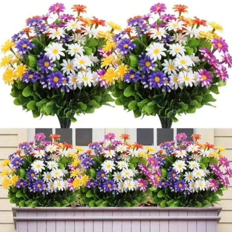 1/3pcs Artificial Flowers Silk Fake Plants Daisy Wedding Wreath Home Room Table Decor Festival Outdoor Yard Scrapbook Accessory