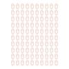 100pcs Paper Clips Portable Heart Shape Rustproof Electroplated Metal Paperclips Office Supplies Rose Gold