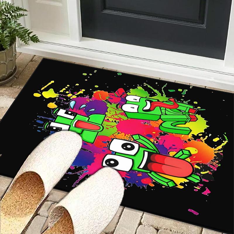 Colorful game Friends Office Rug Chair Mat, Game Carpet, Suitable for Front Door, Bedroom, Living Room, Desk, Holiday Gift