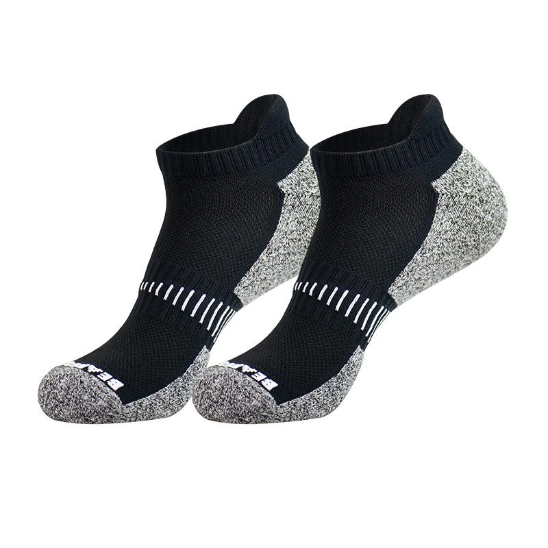 Boat Socks, Men's Spring White Cotton Socks, Basketball Socks, Anti-slip Summer Large-sized Men's Short-sleeved Sports Socks