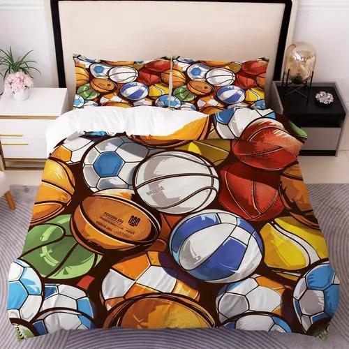 Comforter Volleyball Volleyball Background Theme Suitable For Children Kids And Adults Soft Warm And Breathable