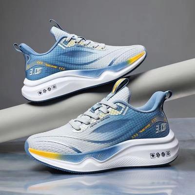 Nouvelles chaussures de course ultra-légères d'été chaussures de sport respirantes amortissantes à semelle souple étudiants chaussures de course légères