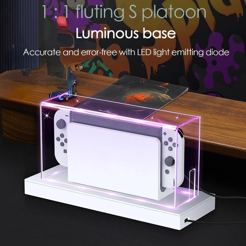 Husă de protecție anti-praf pentru Nintendo Switch/OLED Switched, carcasă acrilică gazdă OLED