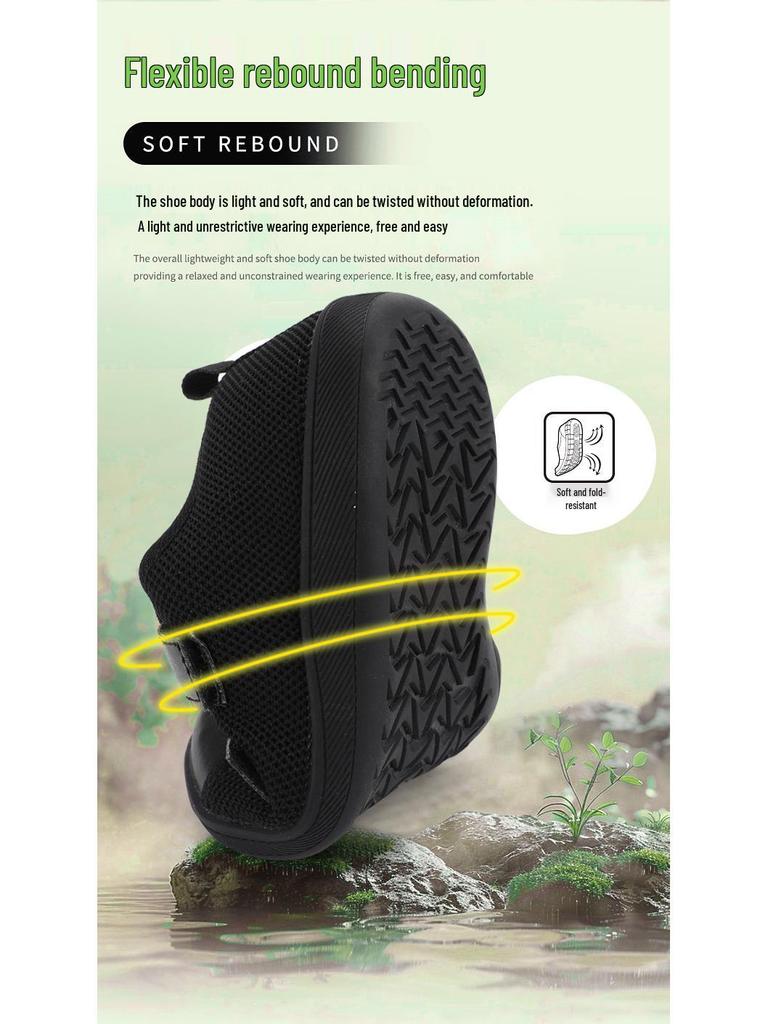 Children's Non-slip Breathable Sports Shoes for Walking, Jump Rope, Dance - Wide Fit