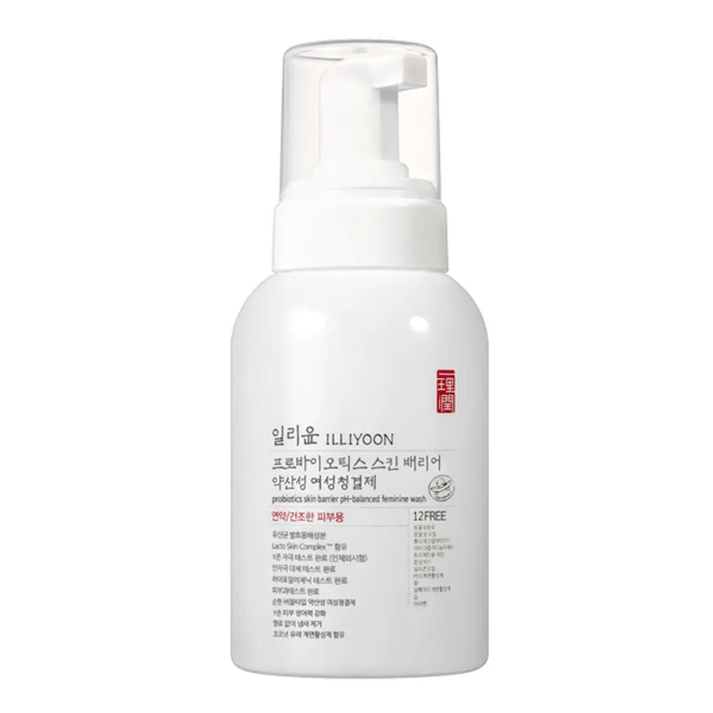 

ILLIYOON Probiotics Skin Barrier Mildly Acidic Feminine Wash 300ml x1 Low Irritation Bubble