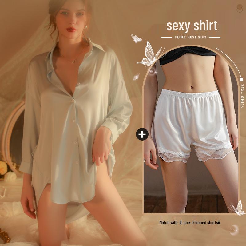 Xianyi Women's Sexy Boyfriend Style Summer Pajamas: Thin, High-End, Plus Size, Wearable Outside.