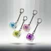 Luminous DIY Universal Mechanical Keyboard Ornament with Linear Blue Switch Keychain