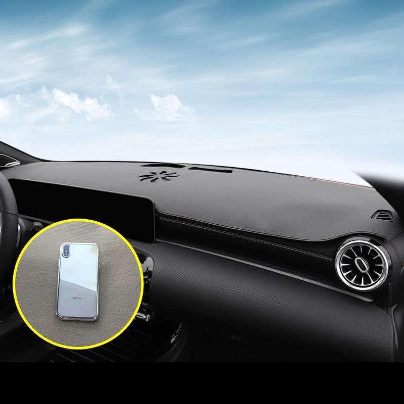 

Фланелевой коврик для приборной панели, козырек от солнца, чехол для приборной панели, ковер для Mercedes Benz A-Class W177 A160 A180 A200 A45 Right rudder RHD