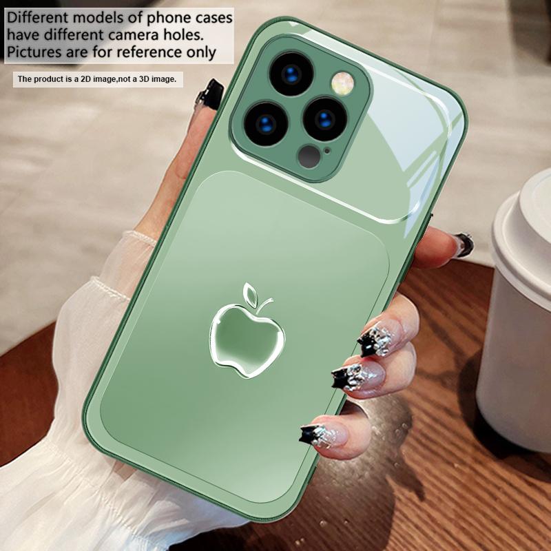 Metallic Gray Texture For iPhone 17 Air 16 E 15 14 13 Plus 12 Mini 11 17 Pro Max XR Xs Max 16E 7 8 Tempered Glass Phone Case
