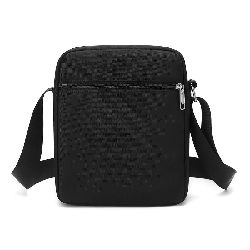 Borsa a tracolla in nylon multi-tasche con tracolla regolabile, borsa a spalla casual resistente per uomo, per viaggi quotidiani