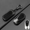 AXX2   Leather Car Key Case Cover Shell Holder Bag For Mercedes Benz 2022 C S Class W206 W223 S350 C260 C300 S400 S450 S500 Accessories