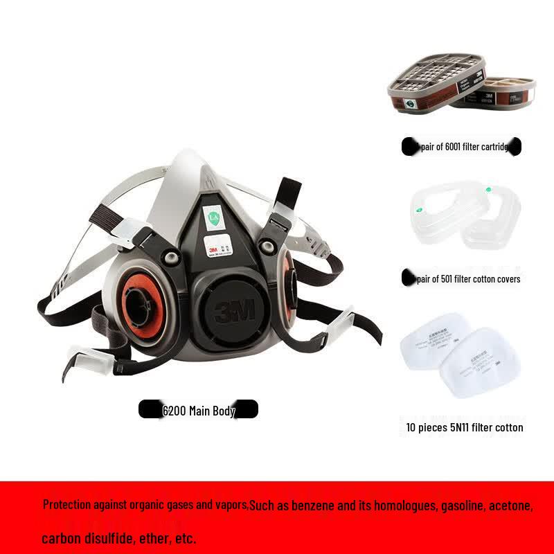 3M 6200 Reusable Respirator Mask Set