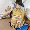 Schoolbag Summer 1011 New Color Matching Large-capacity Backpack College Style Casual Simple Student Backpack Korean Version Foreign Style Bag
