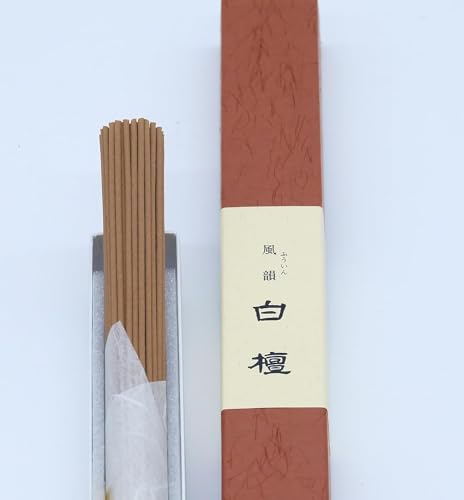 Minorien Incense, Fuin, Sandalwood, Long, One Bundle, Round Stripes