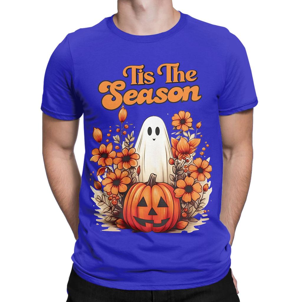Tis The Season Autumn Halloween Classic Funny 100 Cotton Tshirt Halloween Tees Tops For Unisex