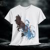 Blue Venom Mythical Bear Graphic Tee - Fantasy Unisex Cotton Shirt