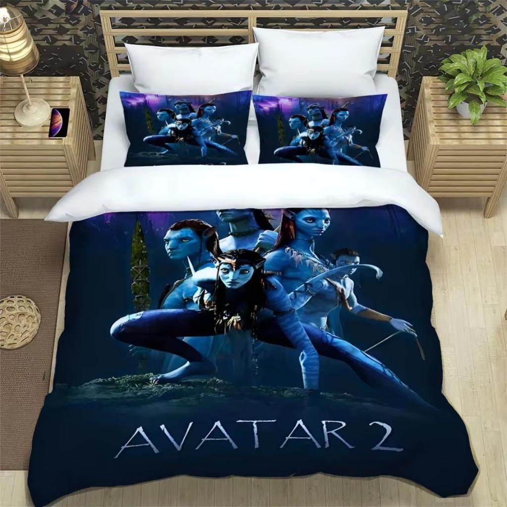 Movie Avatar Duvet Cover The Way of Water Bedding Sets Supplies Set Duvet Cover Bed Comforter Set