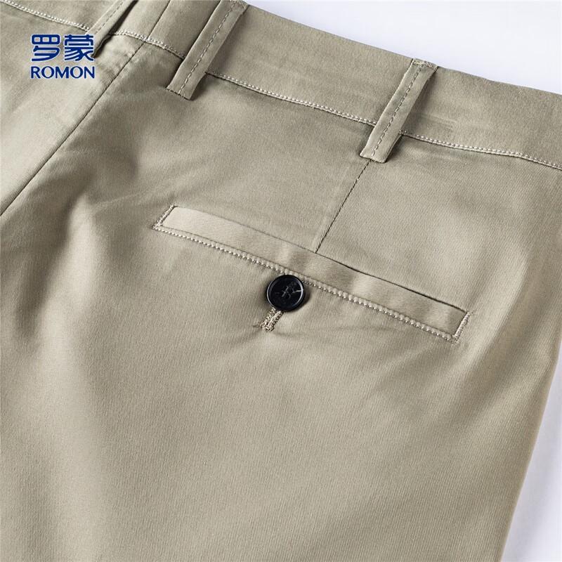ROMON Men's Lyocell Blend Breathable Casual Pants