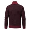 Xiyin Exklusiver Herren-Strickcardigan mit Stehkragen - Trendige Herbst/Winter Koreanischer Stil Pulloverjacke