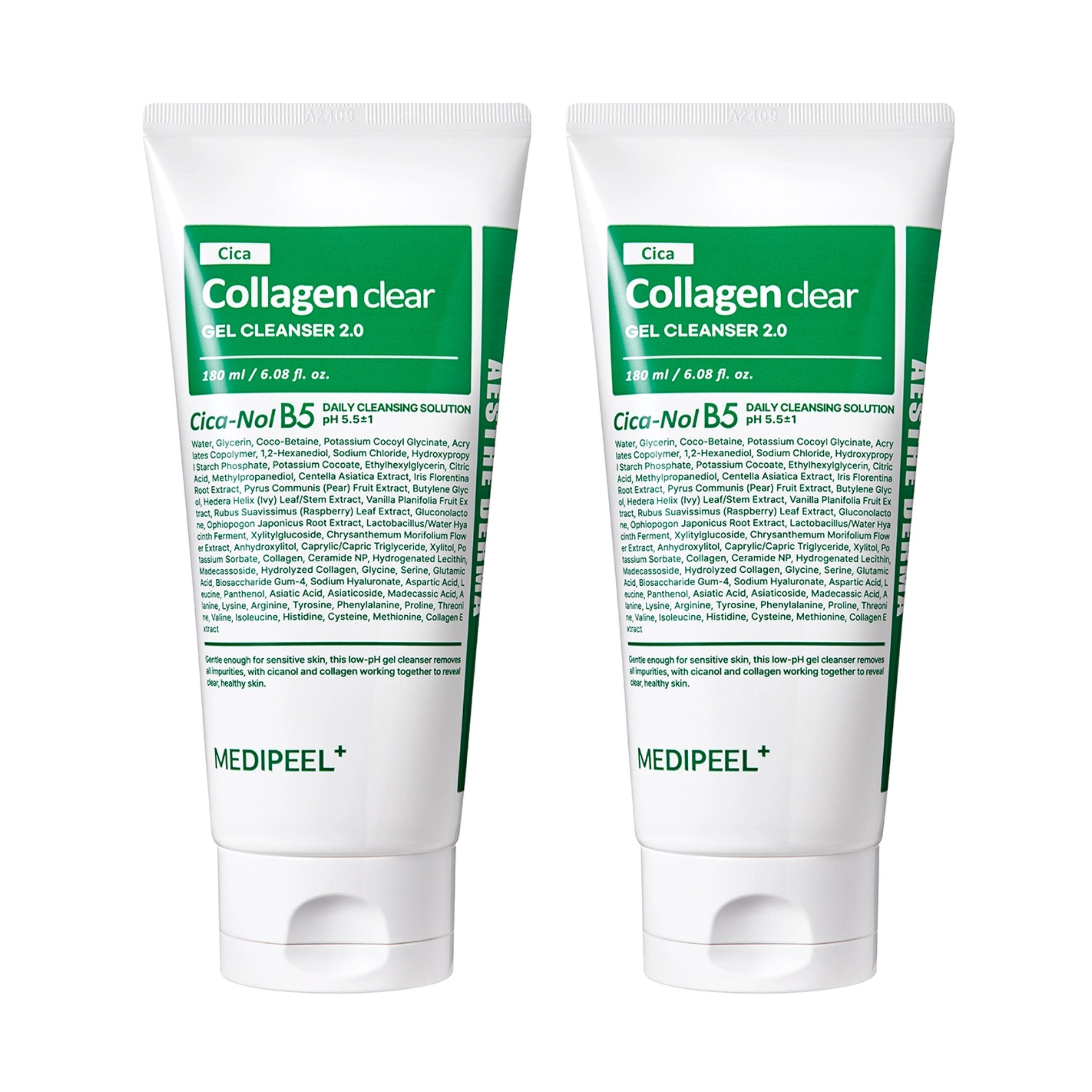

Medipeel Collagen Clear Очищуюча пінка 180мл x 2 Green Cica Collagen