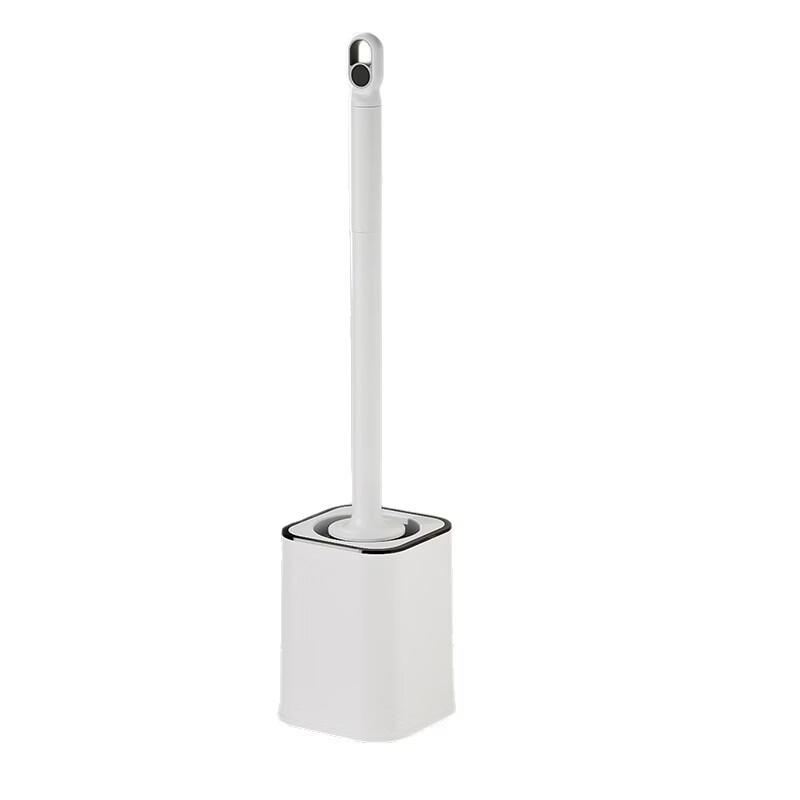 Cmaos Wall-Mounted Round Toilet Brush with Base