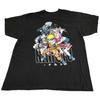 Naruto Graphic Anime T-Shirt XL Black Rare Manga Tee