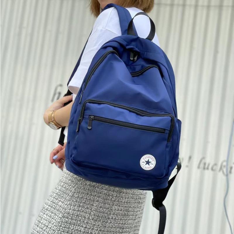 School Bag Korean Letter Backpack Leisure Travel Backpack Nylon Backpack