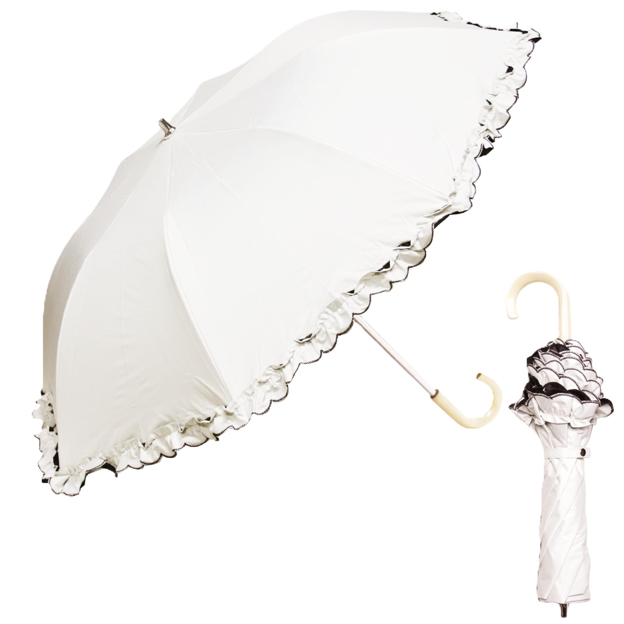 

Этот складной зонт может похвастаться самым высоким стандартом защиты от солнца и УФ-лучей. Его 50-сантиметровые спицы водонепроницаемы и идеально подходят как для солнечной, так и для дождливой погоды. Он складывается.