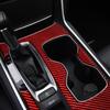 1x Red Carbon Fiber Gear Shift Panel Frame Cover Trim For 2018- Honda Accord