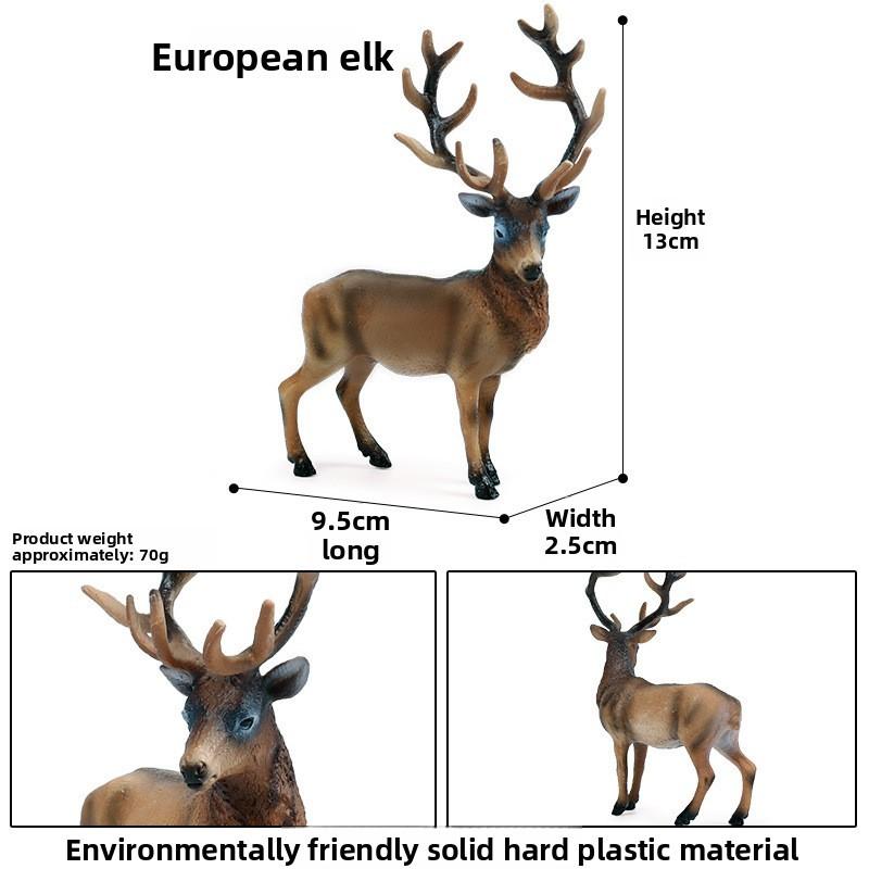 Elaphurus Davidianus Deer Static Model Gift For Kids And Collectors