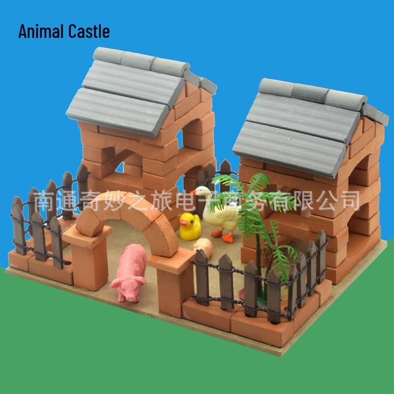 Little Bricklayer DIY Cement House Building Blocks - Educational Toy for Children