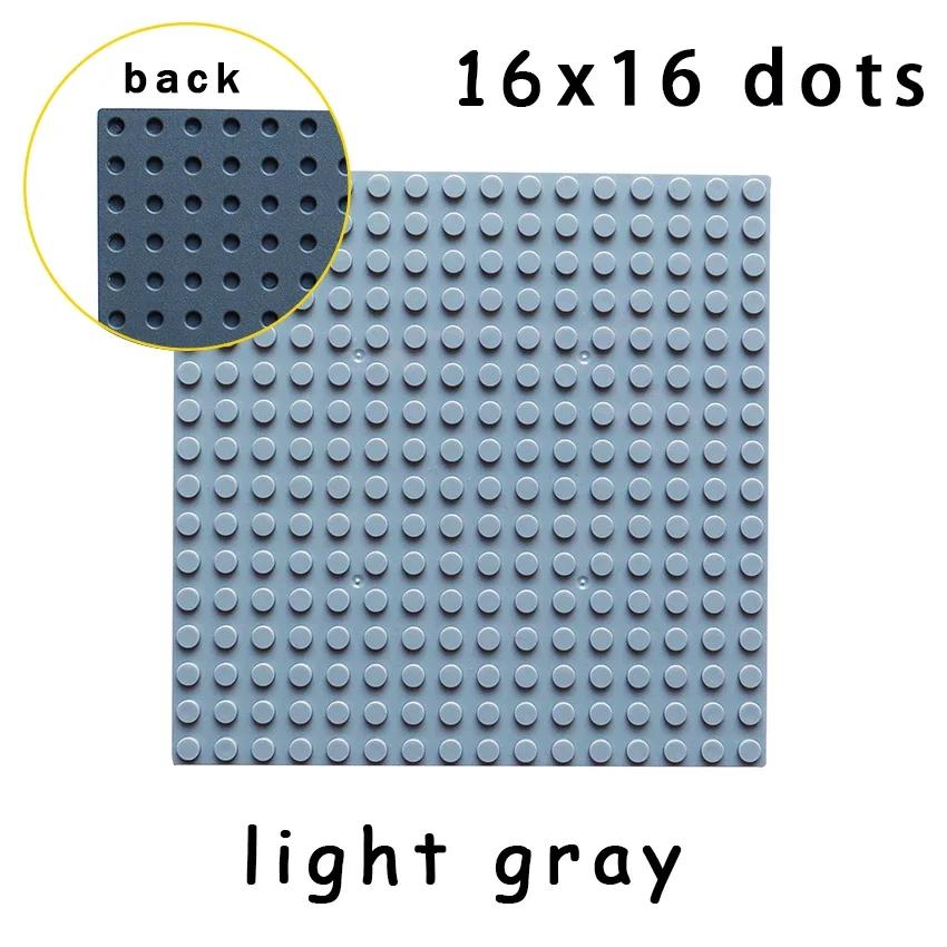 Single-sided Baseplates 16x16 Dots DIY Building Blocks Brick 3867 6098 MOC Educational Assemblage Construction Toys for Children