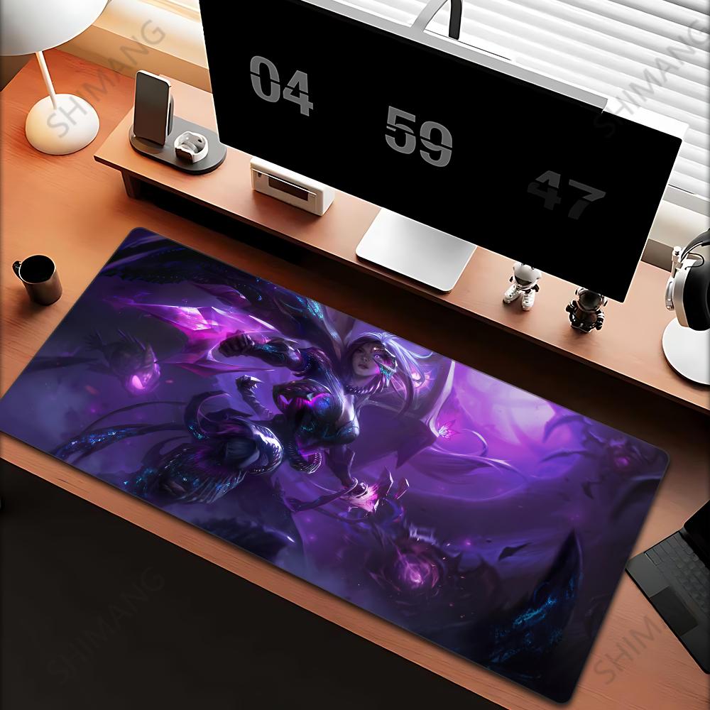 League of Legends Kaisa Large Mouse Pad Gaming Mousepad PC Gamer Computer Office Mouse Mat Keyboard Mat Desk Pad Laptop Mausepad
