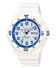 CASIO Standard Quartz Wristwatch MRW-200HC-7B2V Mens Gloss White Blue Overseas Model
