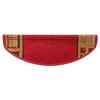 Self Adhesive Stair Mats 5 pcs 65 x 21 x 4 cm Red