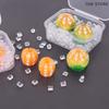 2Set Dollhouse Simulation Ice Orange Lunch Box Model Miniature Food Toys DIY Kitchen Scene Mini Ornaments Dollhouse Decoration