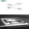 4X For Cadillac CT4 -22 Silver Steel Inner Door Handle Bowl Frame Trim